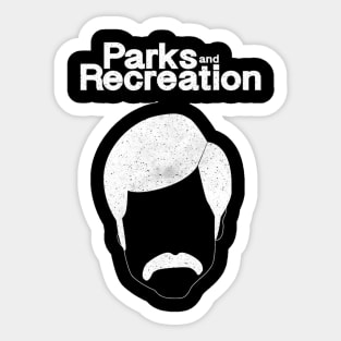 Parks And Ron Sticker